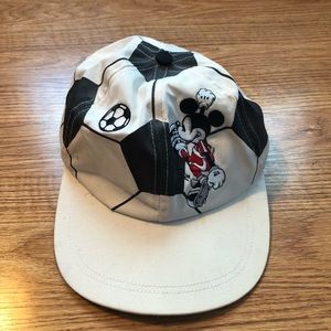 Vintage disney Mickey soccer cap